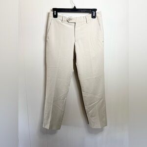 Vestimenta tan straight leg trouser pants size IT 44 Italian pants